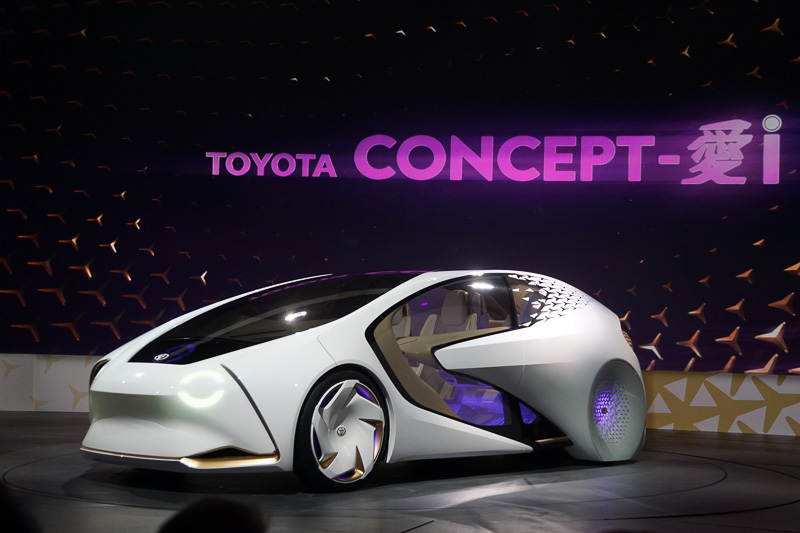 【CES 2017】トヨタ、人工知能搭載車「Concept-愛i」を世界初公開