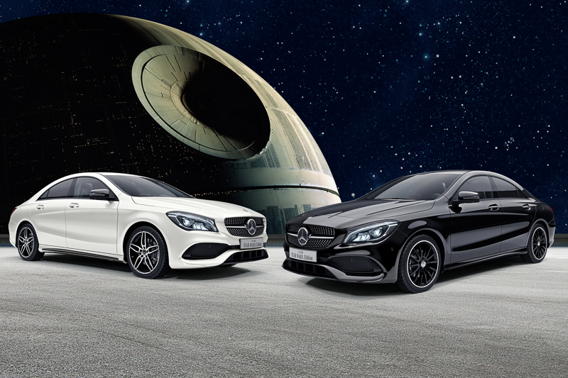 メルセデス・ベンツ、「ダース・ベイダー」「ストームトルーパー」をイメージした限定車「CLA 180 STAR WARS Edition」 - Car  Watch