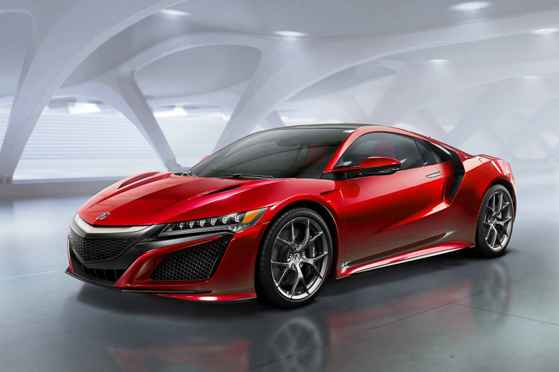 デトロイトモーターショーで世界初公開された新型「NSX」 - Car Watch