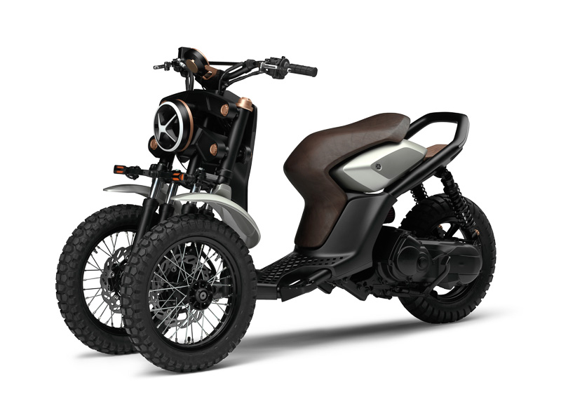 ヤマハ、三輪バイクのデザインコンセプト「03GEN-f」「03GEN-x」を公開 