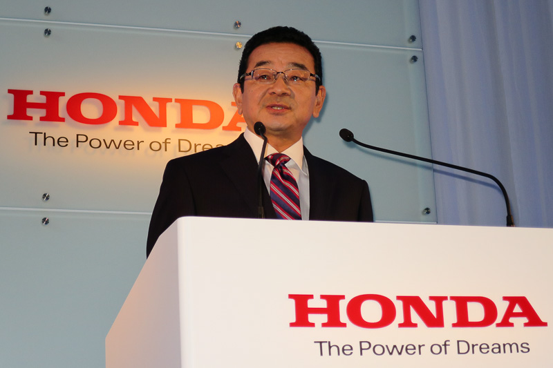 ホンダ、「“チーム Honda”でグローバル競争に挑む」八郷隆弘新社長が就任記者会見