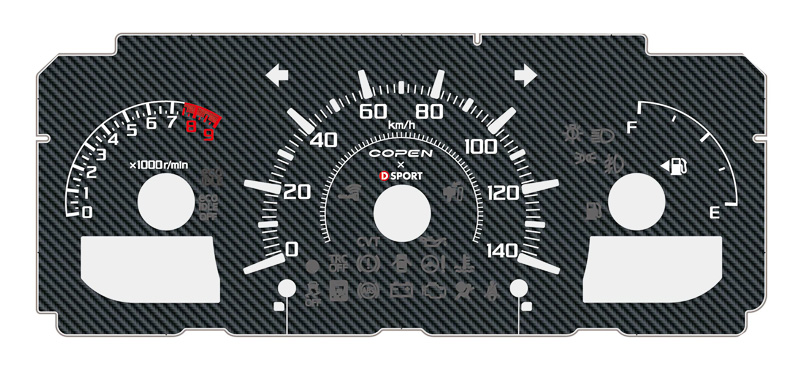D-SPORT、「COPEN×D-SPORTメーターパネル」「COPEN×D-SPORTシフト