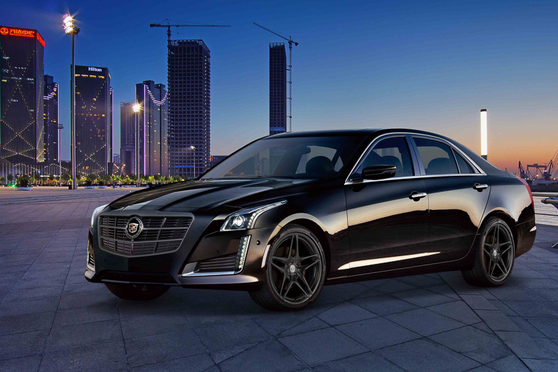 GM、黒でコーディネートした10台限定のキャデラック「CTS スポーティ