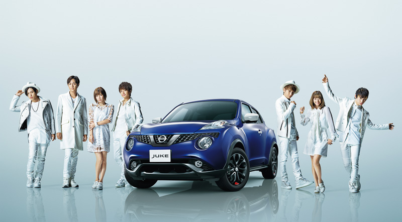 日産、「AAA」の7人をイメージした7種類の限定車「ジューク AAA