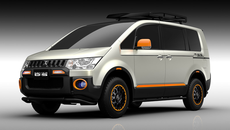 三菱自動車、「アウトランダーPHEV」「デリカD：5」のカスタムカーを