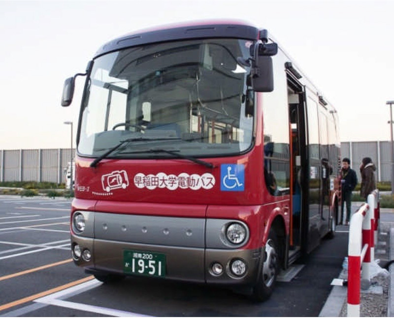 早稲田大学、ワイヤレス充電型電動バス「WEB-3 Advanced」の公道実証