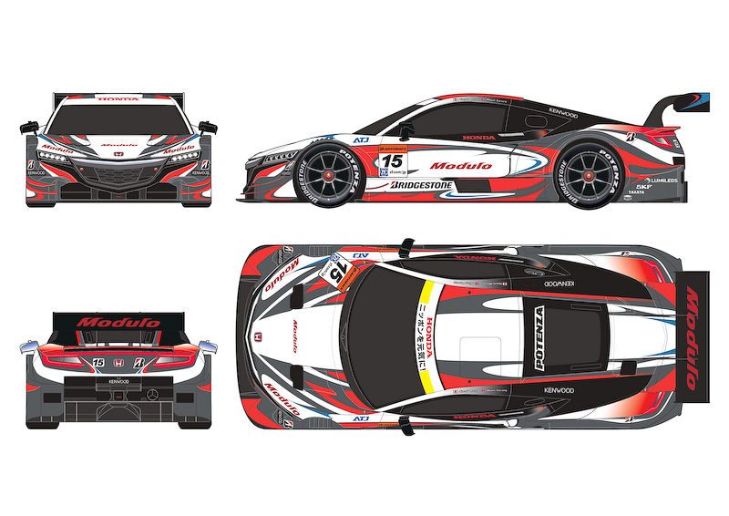 ホンダアクセス、SUPER GT「Drago Modulo Honda Racing」参戦マシンの 