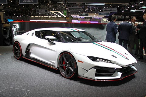 ジュネーブショー 17 イタルデザイン 新ブランド Italdesign Automobili Speciali から生まれた5台限定の Zerouno 世界初公開 V10 5 2リッター搭載で0 100km H加速3 2秒