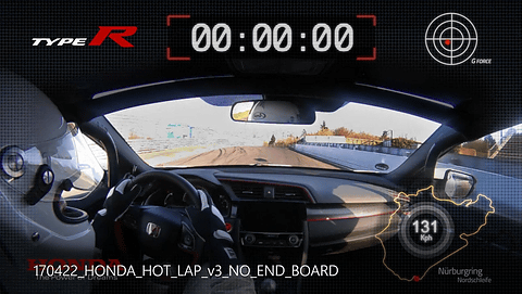 ホンダ ニュルブルクリンクff最速ラップタイム 7分43秒80 を記録した新型 シビック Type R の車載動画 Car Watch
