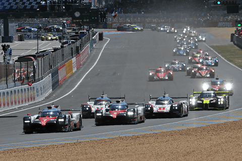 ル マン24時間 17 現地時間15時にレーススタート 8号車トヨタがトップへ 以下 7号車トヨタ 1号車ポルシェと続く Car Watch