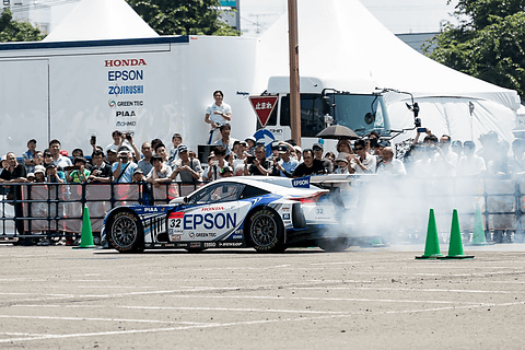 トピック Epson Hsv 010 Gt のデモランも行なわれた Enjoy Honda 17 アクセスサッポロ 開催 Car Watch