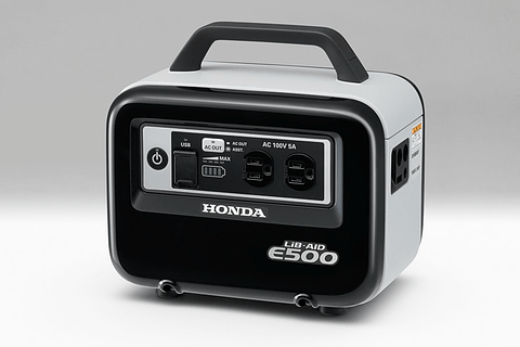 ホンダ Ac100vで電気を供給するハンディータイプ蓄電機 リベイド E500 を9月1日発売 Car Watch