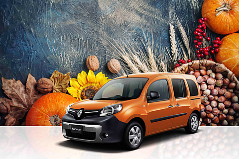 ルノー ハロウィン時期にカボチャのオレンジカラーの60台限定車 カングー クルール Car Watch