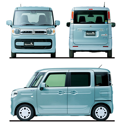 スズキ スペーシア をフルモデルチェンジ 後退時ブレーキサポート ヘッドアップディスプレイ 軽初採用 Car Watch