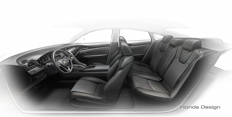 インテリアのイメージスケッチ