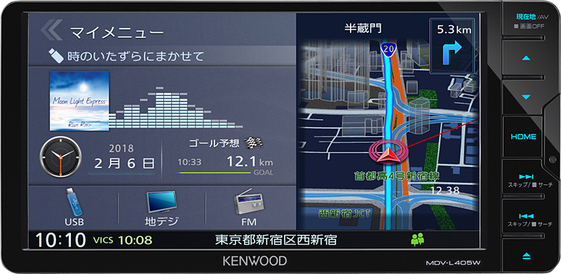 画像］ケンウッド、定額制音楽配信アプリ「SMART USEN」に対応した新型