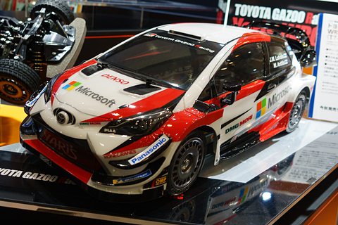 静岡ホビーショー 18 トヨタのラリーマシン ヤリス Wrc がタミヤからrcカーで登場 Car Watch
