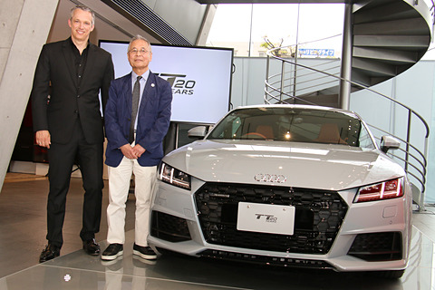 アウディ Tt 誕生周年を記念する限定車 Tt Years 発表会 Car Watch