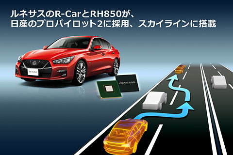 日産の運転支援システム プロパイロット 2 0 中核的機能にルネサスの R Car など採用 Car Watch