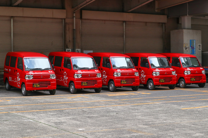 画像］日本郵便、配送用EV「ミニキャブ・ミーブ バン」を1200台導入
