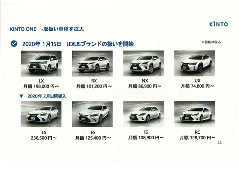 トヨタ、愛車サブスク「KINTO ONE」に16車種追加。「パッソ」は月額3万 