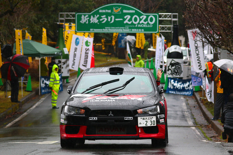 無観客開催となった 新城ラリー ランエボ 奴田原選手が今季初優勝 Car Watch