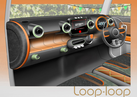 インタビュー スズキ ハスラー の内装テーマは プロテクションガーニッシュ インテリアデザイナーの2人に聞いた Car Watch