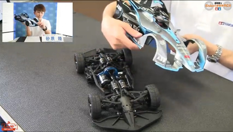 タミヤ 新型 Tc 01 シャーシ をタミヤrc Liveで初公開 インボードサス シャフトドライブ4wd Car Watch