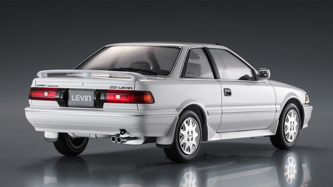 ハセガワ トヨタ カローラ レビン Ae92 Gt Apex 前期型 完成見本写真公開 Car Watch