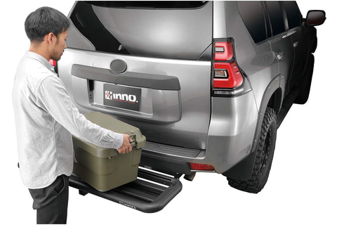 カーメイト ヒッチキャリアとして使える Inno ルーフデッキ45 日本法規に対応可能 Car Watch