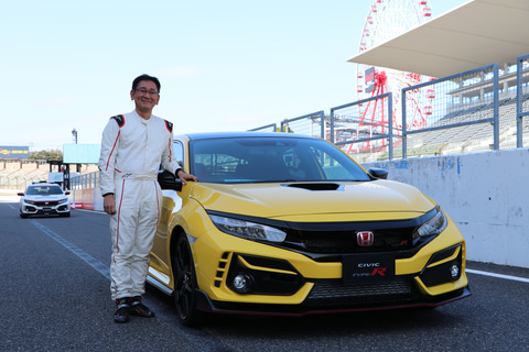 試乗インプレ 86レースチャンピオン橋本洋平が シビック Type R リミテッドエディション を鈴鹿で試乗 19年の 86 Brz Race クラブマンex シリーズチャンピオンが感じた乗り味とは Car Watch