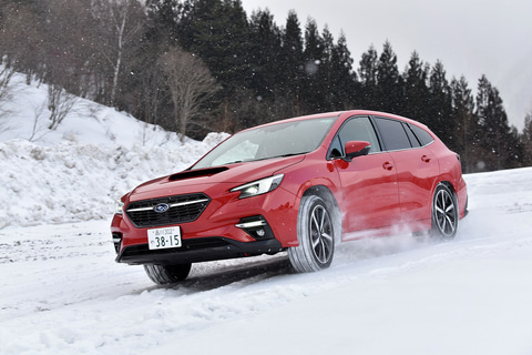 試乗インプレ 新型 レヴォーグ でロングドライブ 雪上でのフィーリングと アイサイトx のリアルワールドでの使い勝手 Car Watch