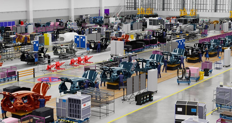 NVIDIAとBMW、現実世界と仮想世界が融合された未来の自動車工場 