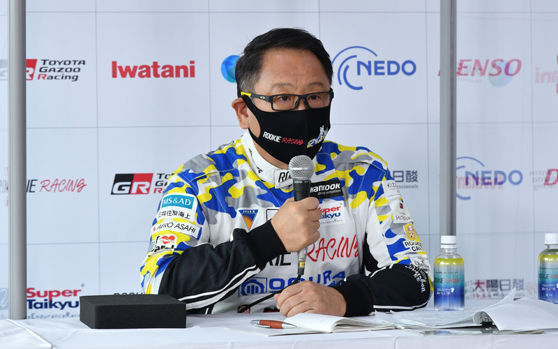 トヨタ自動車 豊田社長、オートポリスで水素の「つくる」を紹介 大林組