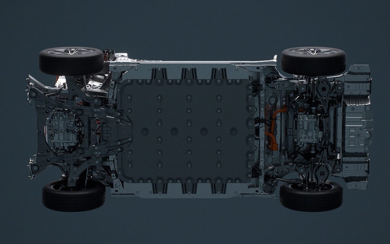 トヨタ E Tnga採用のバッテリev新型車 Bz4x 詳細公表 スバルのawd技術 X Mode 採用するツインモーター4wdと Fwdモデルをラインアップ Car Watch