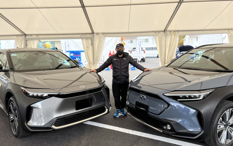 豊田章男社長 トヨタとスバル共同開発の新型バッテリevについて スバルらしさ トヨタらしさを感じられるものになっている Car Watch