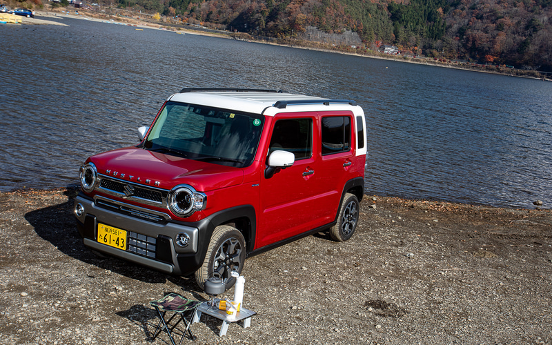 スズキ ハスラー で気軽なデイキャンプを楽しんできた Car Watch