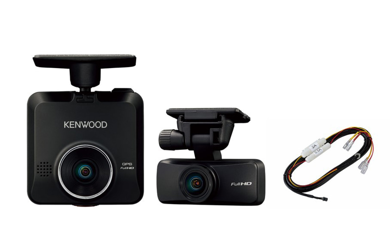 ケンウッド、前後2カメラドライブレコーダー「DRV-MR570」 駐車録画対応電源ケーブル同梱の「DRV-MR575C」 - Car Watch
