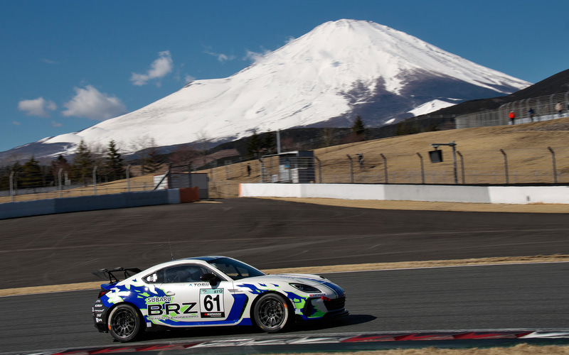 富士24時間レースを見すえ Brzや1 4リッターターボのgr86などカーボンニュートラルレース車両のテストを実施 Car Watch