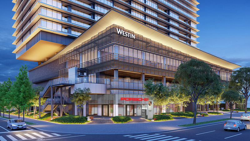 ポルシェ ホテル併設の都市型新店舗 ポルシェセンターみなとみらい Car Watch