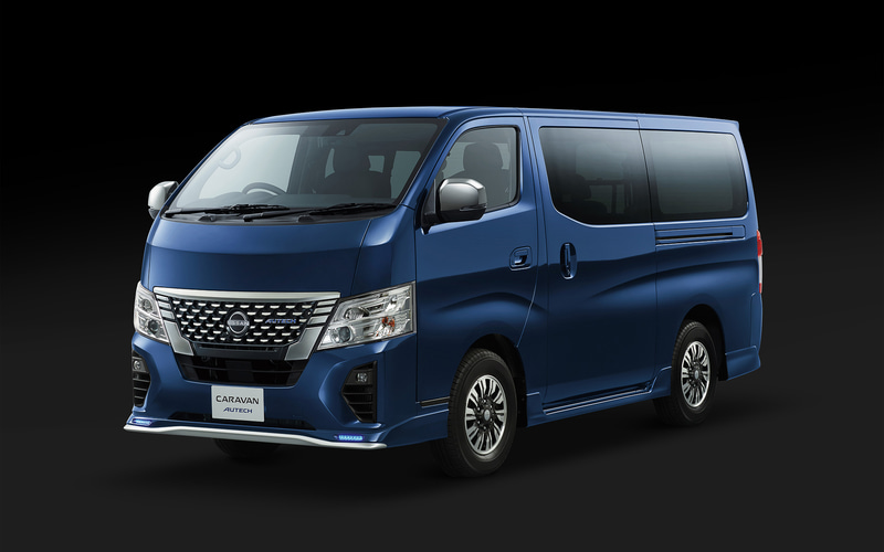 オーテック 新カスタムカー キャラバン Autech の近日発売を予告 Car Watch