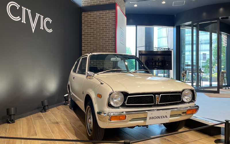 ホンダ シビック 誕生50周年 ホンダウエルカムプラザ青山で歴代モデルの記念展示スタート Car Watch