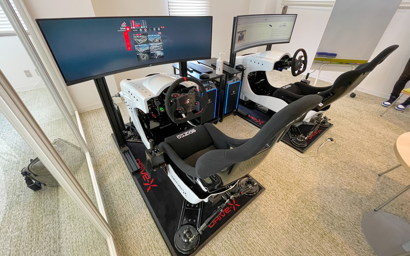 最新シミュレータ Drive X をレンタルできる Hc Gallery Simulator Room を体験してみた Car Watch