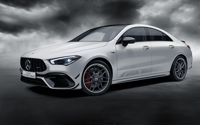 メルセデス ベンツ Amg55周年を記念した特別仕様車 メルセデスamg A 45 S 4matic Edition 55 Cla 45 S 4matic Edition 55 Car Watch