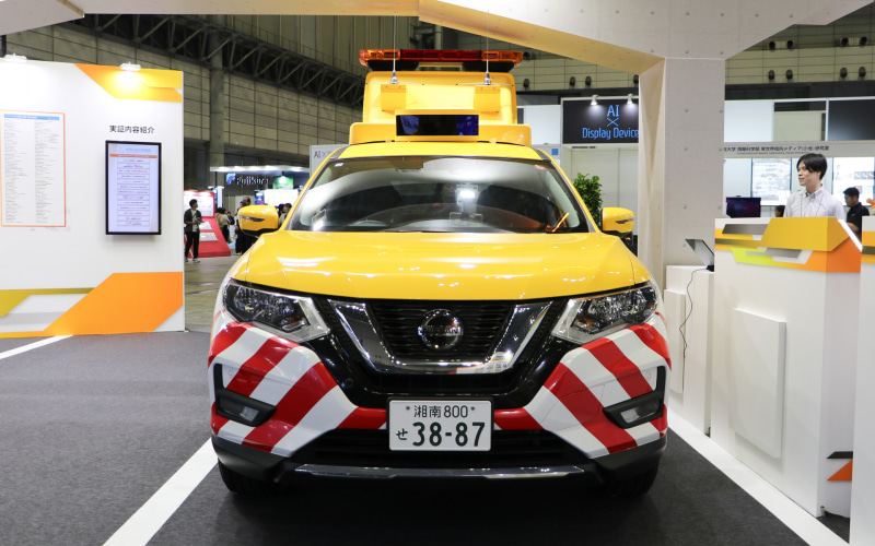 画像］NEXCO中日本、道路の日常点検をDX化するデモ車両を