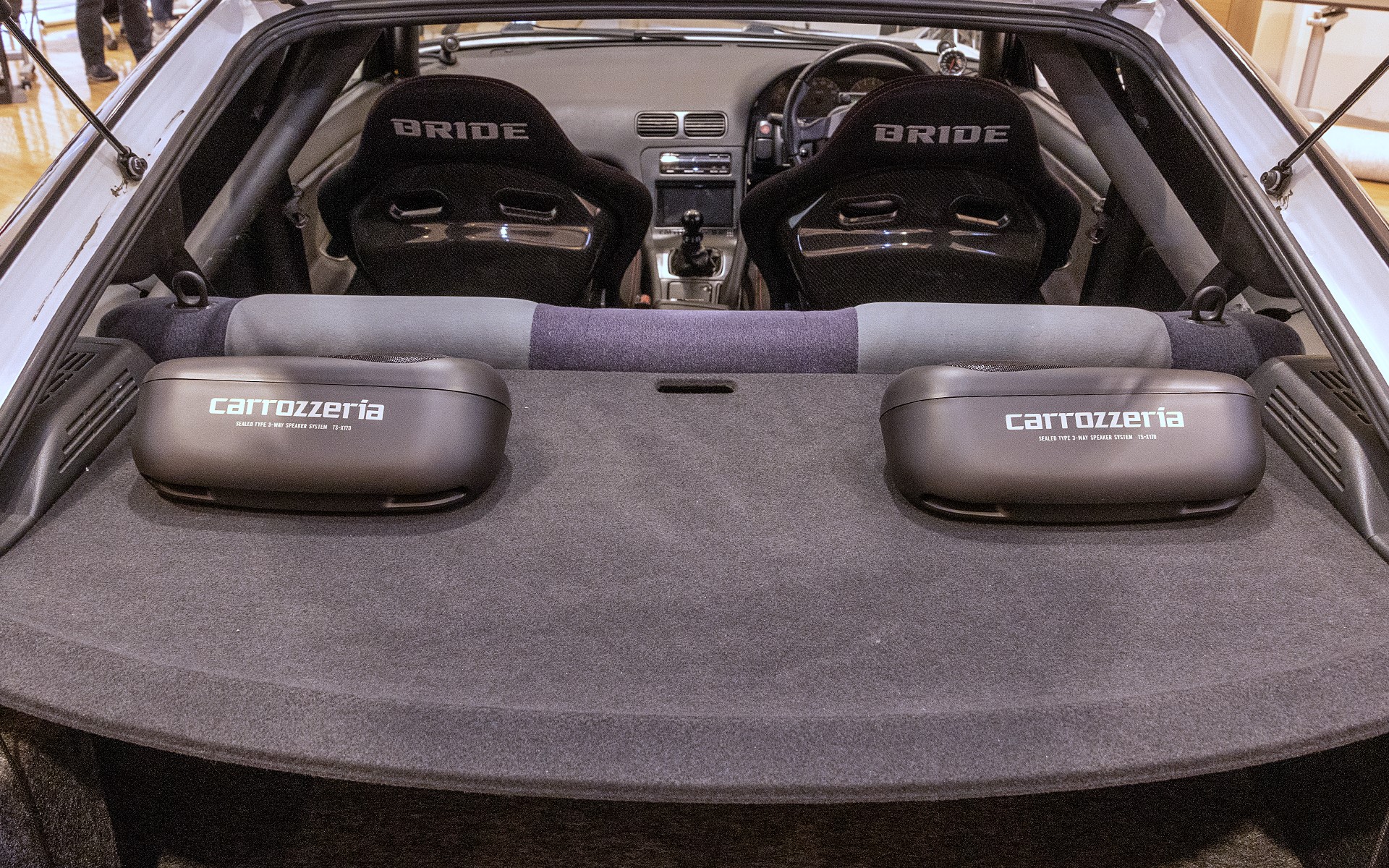 画像］カロッツェリアの最新オーディオを松田次生選手の「180SX」に