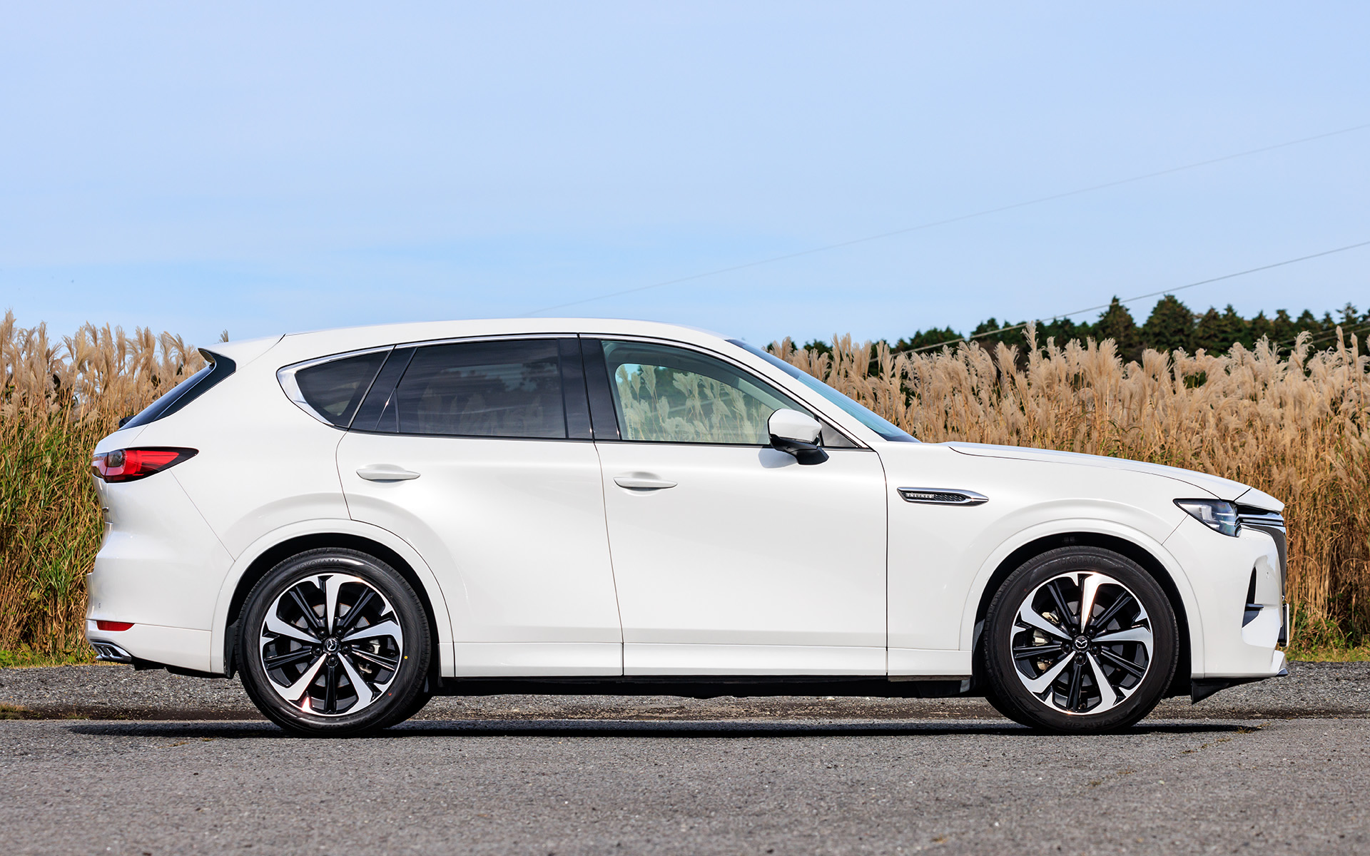 テインのサスペンションキットを装着したマツダ「CX-60」を