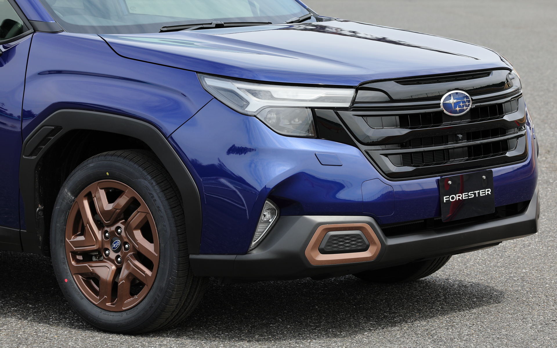 SL型フォレスター新車外し】ブロンズ18インチ純正ホイール2個