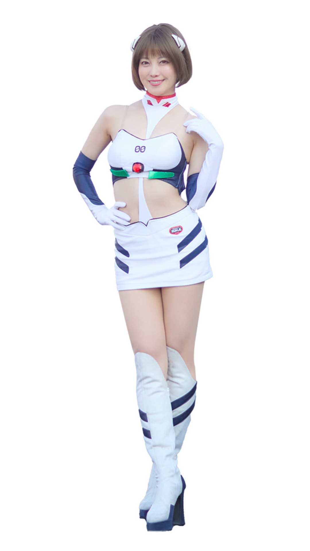 画像］エヴァンゲリオンレーシング×ハセガワ、綾波レイ役「赤城ありさ