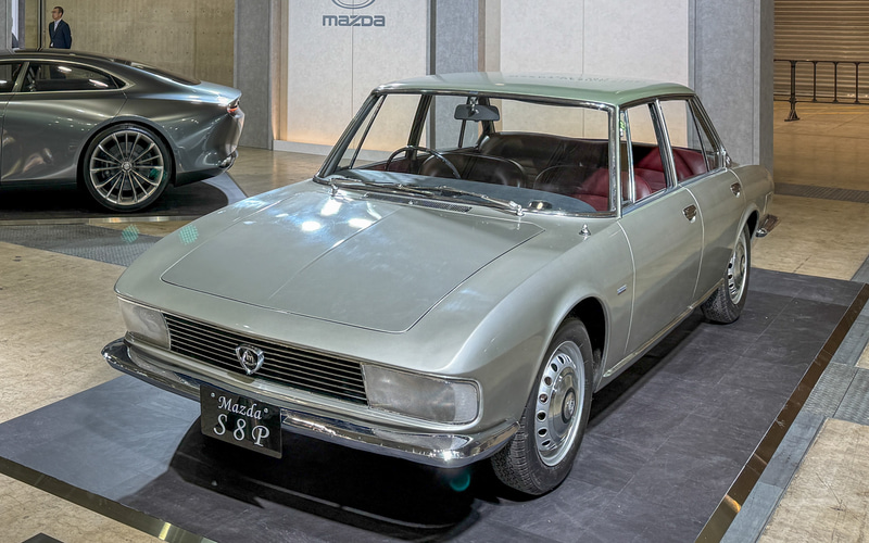 画像］マツダ、初代「ルーチェ」の試作モデル公開 ジウジアーロ氏が